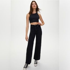 Levis Premium Ribcage WideHigh-waisted, wide-leg jean